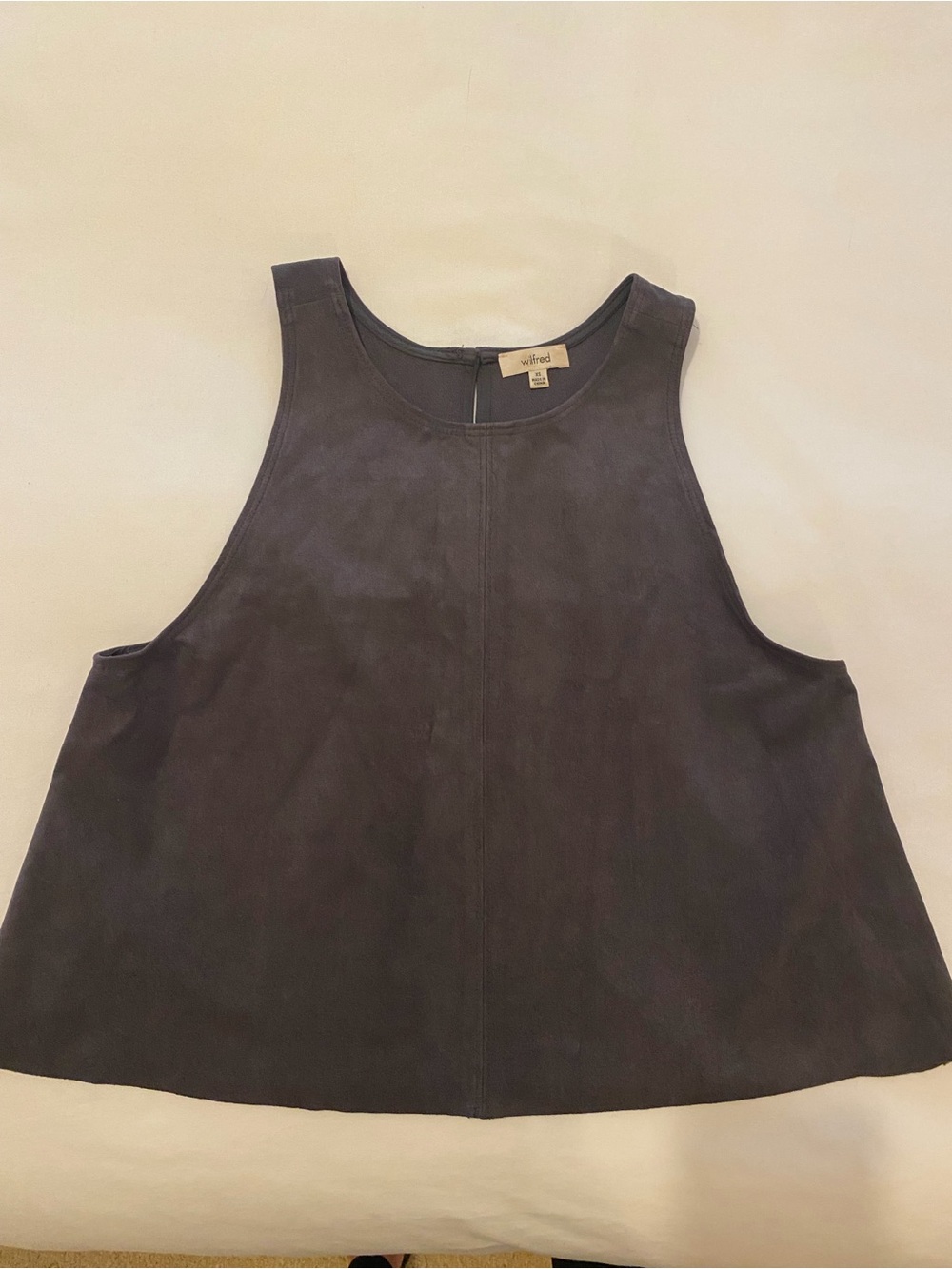 Aritzia Wilfred Faux Suede Tank Top XS